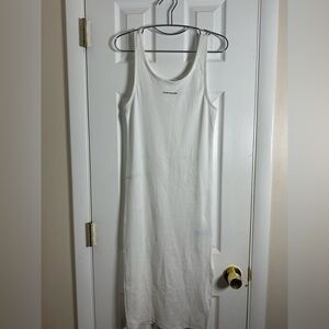 Calvin Klein Summer Classic White Sleeveless Dress